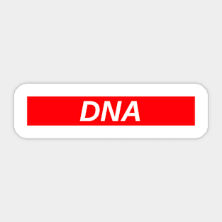 DNA // Red Box Logo Sticker